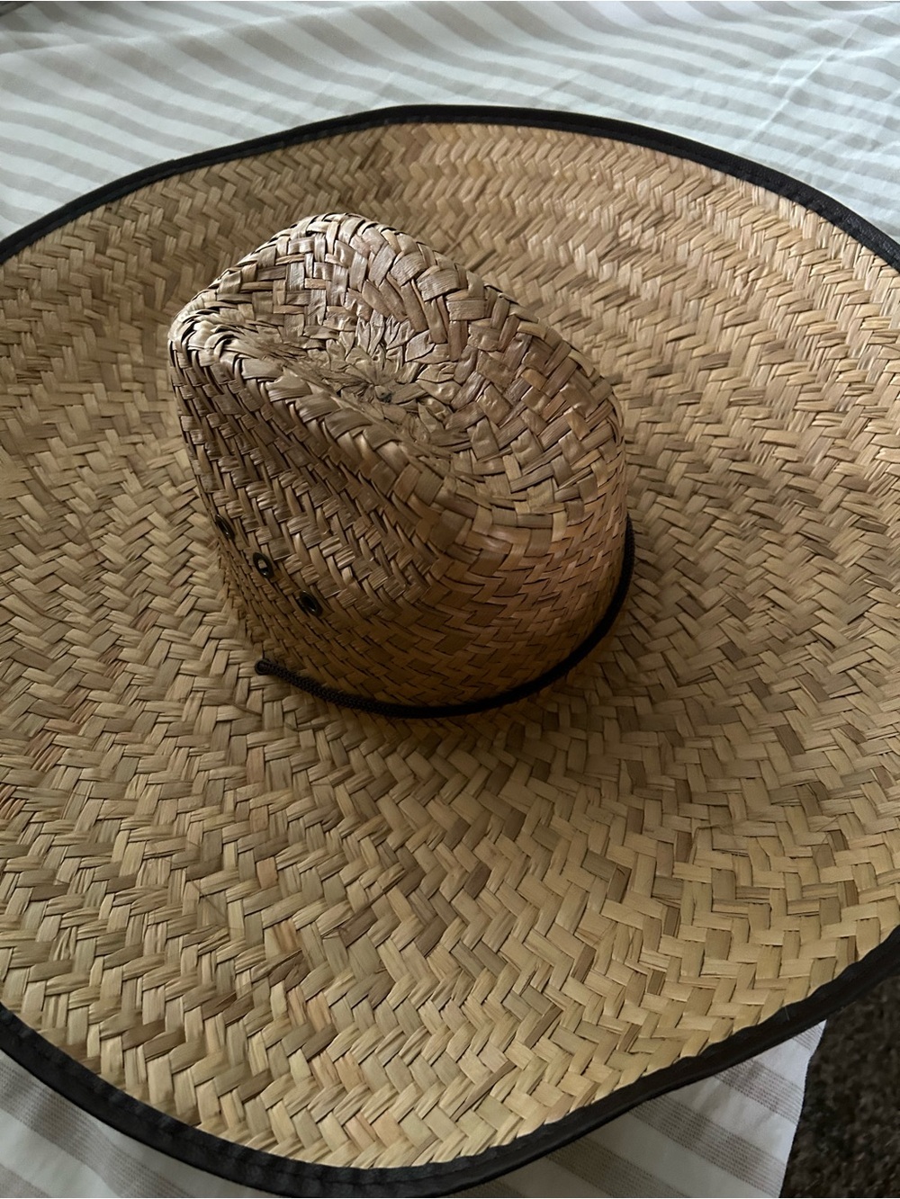 Straw Sun Hat for Men - Natural Beige